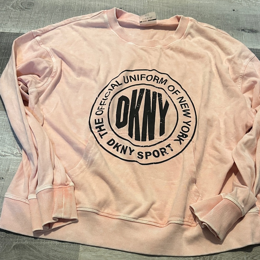 DKNY Sport Light Pink Logo Sweatshirt
